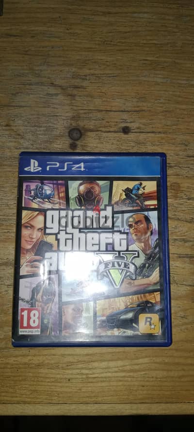 GTA 5 PS4 USED حالة ممتازة مع خريطتها الأصلية