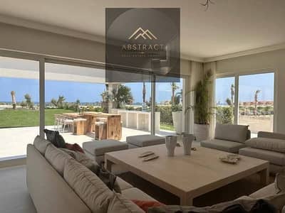 دوبلكس بجاردن Fully Finished بالتكييفات بفيو Direct على اللاجون في Prime Location في رأس الحكمة الساحل  الشمالي بالقرب من لافسيتا ومرسيليا بيتش وسولت