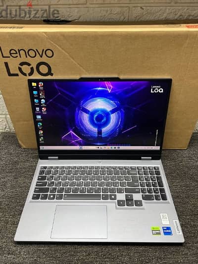 بالكارتونه اوبن بوكس Lenovo LOQ Gaming  كور i7 جيل 13 بكارت RTX 4060