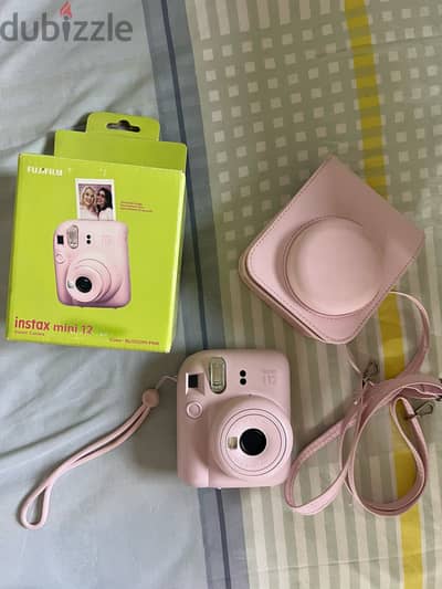 Pink Instax mini 12 barely used