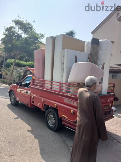 عربيه نص نقل العفش الخفيف والاغراض والاجهزة الكهربائية