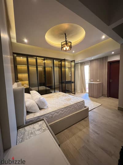 Furnished apartment for rent with hotel furniture in Al-Yasmin Villas 4