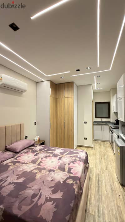 ستوديو مفروش للإيجار – وان سيكستين سوديك بيفرلي هيلز الشيخ زايد Furnished Studio for Rent – One Sixteen Sodic, Beverly Hills Sheikh Zayed