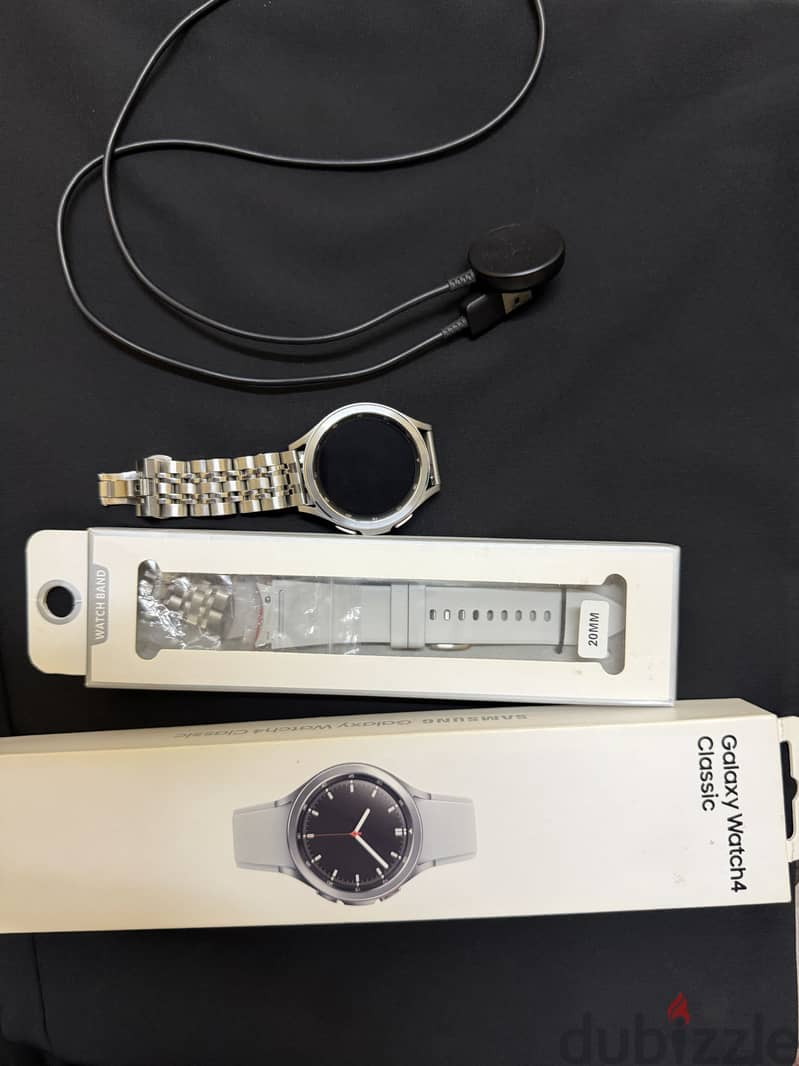 Galaxy watch 4 classic silver 46 mm 1