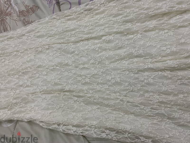 Long White Lace Dress - Pull&Bear 2