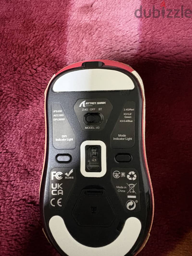 Mouse attack shark X3 for sale light usage 1