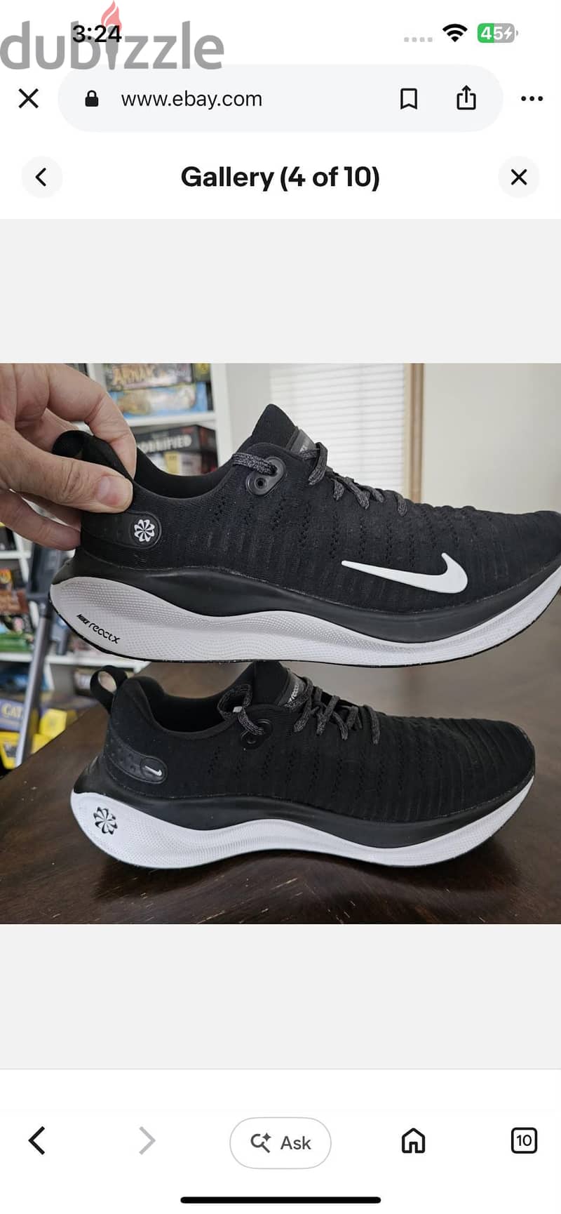 Nike ReactX Infinity Run 4 Size 42/US 8.5 6