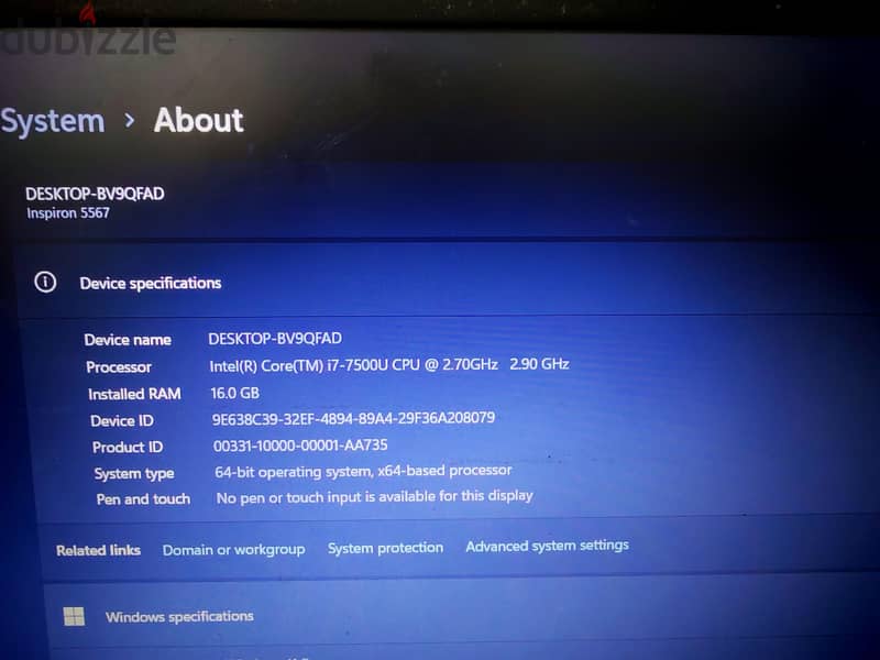 Dell Inspiron 5567 2