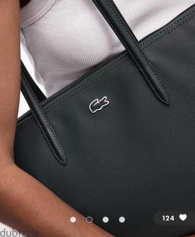 Lacoste Navy Large Tote bag used like new