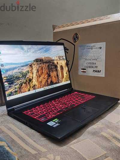 Msi gaming laptop GTX 1650 4G