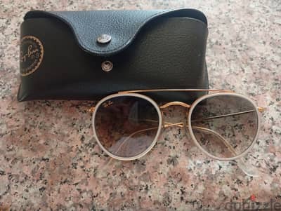 نظارة ريبان أصلية Ray-Ban Round Double Bridge (RB3647N) - بحالة الزيرو