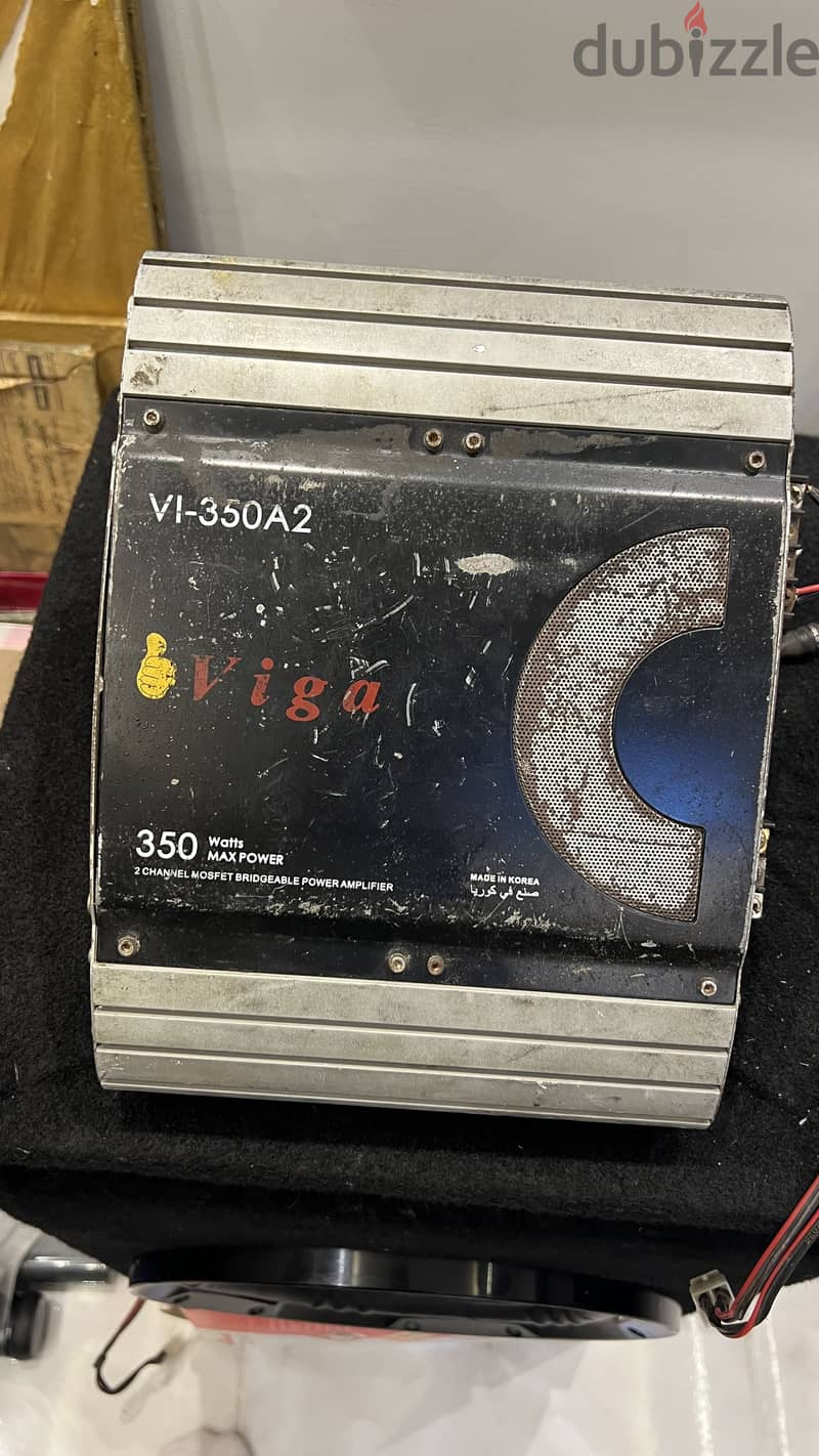 Sony Xplöd 1800W Sub + Viga Amp Combo 1