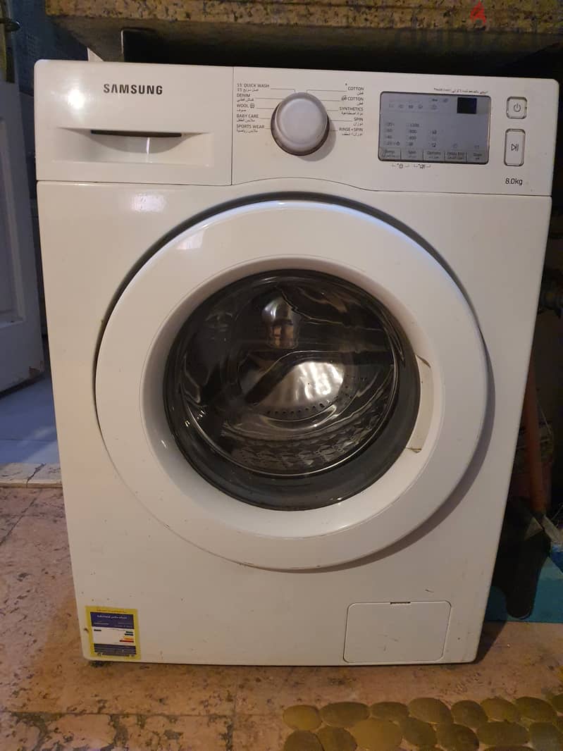 Samsung washing machine- 7kg. Front load 4
