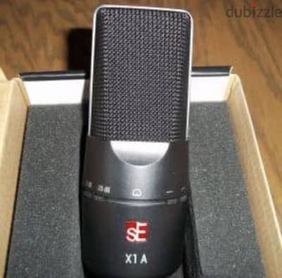 مايك كوندنسر  condenser sE X1A مستعمل بحالة ممتازة + فلتر هواء