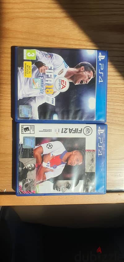 Fifa 21 and Fifa 18
