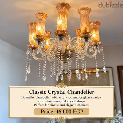 classic crystal chandelier