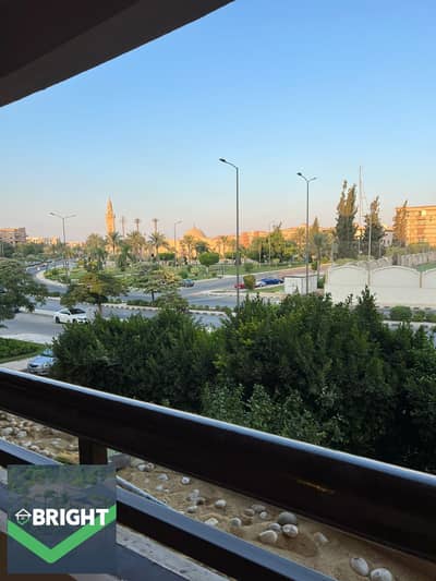 Duplex apartment for rent (first-time occupancy) – distinctive view overlooking the garden and Talaat Moustafa Mosque – Al Rehab – Fifth Settlement