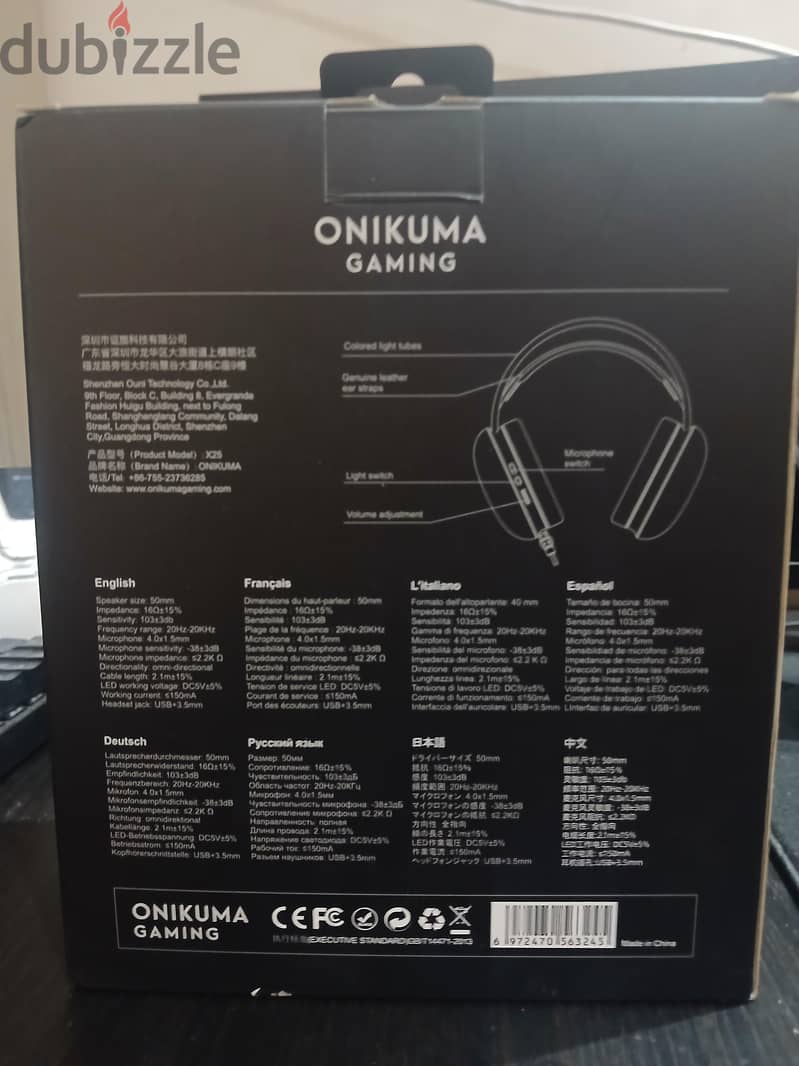 onikuma gaming headset wired 4