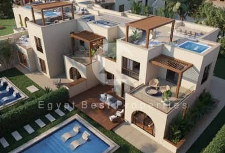 Luxury 2 Bedroom Lagoon view Ras El Hekma 10%7Y
