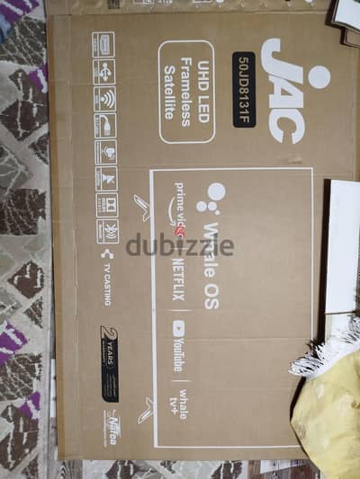 شاشه جاك 50 بوصه كسر زيرو 4k ريسيفر داخلي سمرت أوامر تحدث في الضمان شاشه جاك 50 بوصه كسر زيرو 4k ريسيفر داخلي سمرت أوامر تحدث في الضمان