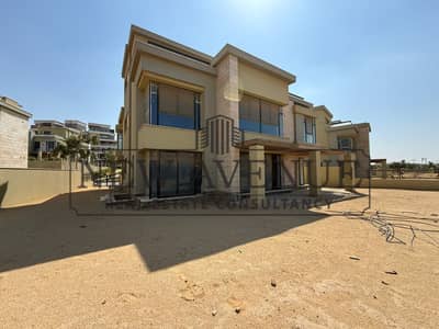Ready to move standalone 7 bedrooms and very prime location Direct on Landscape And pool and Club house and  facing north and included maintenance