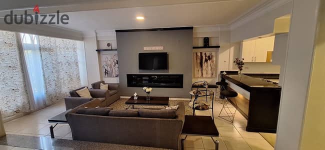 Apartment for rent in Degla Maadi, featuring 2 bedrooms, including a master bedroom, 2 bathrooms, spacious interiors, and a prime location near all essential services.