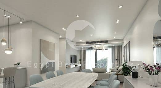 Own a spacious 153 sqm 3-bedroom apartment at Al Karma Kay – Sheikh Zayed with 5% down payment and installments over 8 years in a premium residential