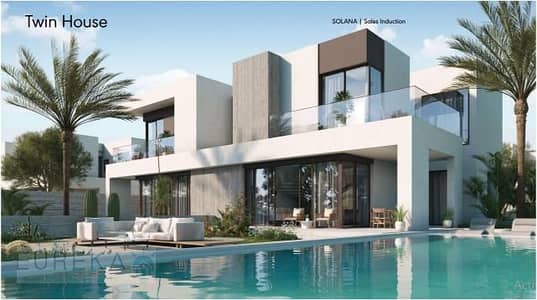 بسعر الطرح  توين فيلا مشطبه للبيع من المالك مباشرة  بمشروع Solana East التجمع الخامس