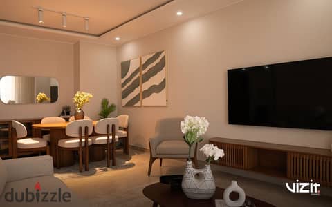 Enjoy a distinctive stay in a two-bedroom apartment within the Zed compound.