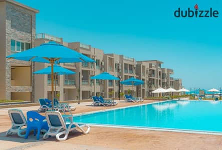 Last chalet directly on the lagoon in Aroma Sokhna - 105m ground + 32m garden - 10% down payment and 10 years installment and 40% cash discount