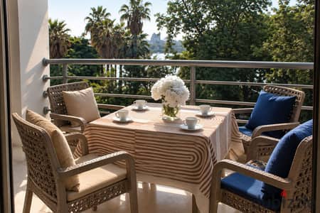 Luxury serviced apartment with Nile view on Maadi Corniche