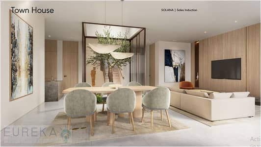 بسعرالطرح تاون فيلا 210 م  مشطبه للبيع من المالك مباشرة  بمشروع Solana East التجمع الخامس