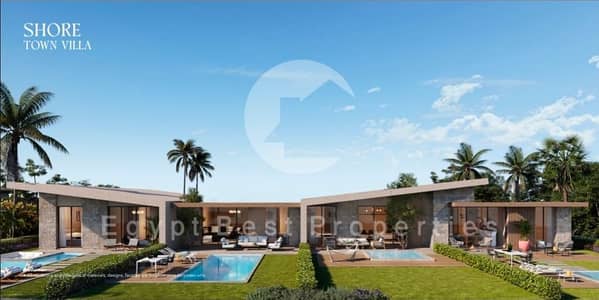 New Launch!! One Story Town House_3-Beds_Prime Location_Full Lagoons & Sea View_Fully Finished+A. C's @ CAESER_SODIC_NORTH COAST
