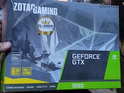 كارت شاشه nividia rtx 1660