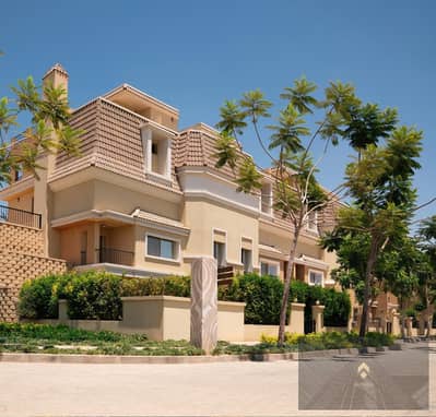 Villa at half price or with a 12-year installment plan, featuring a landscape view, in Sarai Compound.