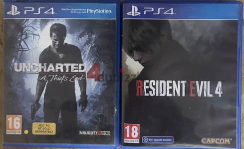 Resident Evil 4 remake & uncharted 4 الاتنين عربي