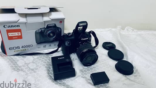 كاميرا كانون 4000d اصلية بالمشتملات
