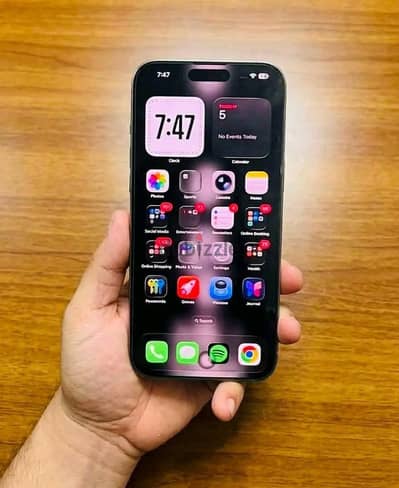 iPhone 16 Pro Max 256GB أصلي كسر زيرو – معفي من الضريبة 