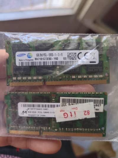 DDR3 RAM 8 GB laptop ram Micron/Samsung