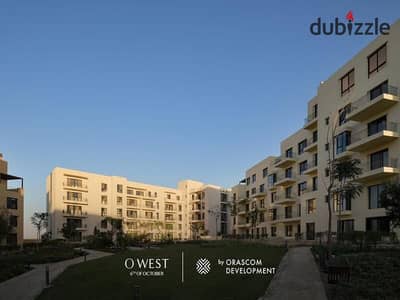 شقة   ارضي بحديقة متشطبة  بالتكييفات والمطبخ  للبيع  ريسيل في او ويست استلام فوري باقل سعر في الماركت