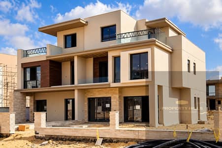 تاون هاوس كورنر 348 متر متشطب بالكامل للبيع في الشيخ زايد | 4 غرف | لوكيشن مميز من SODIC