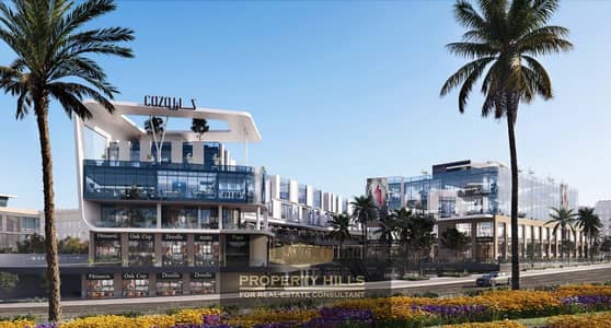Receive a fully finished, air-conditioned panoramic office with all essential amenities next to Badya Palm Hills at the best price in October.