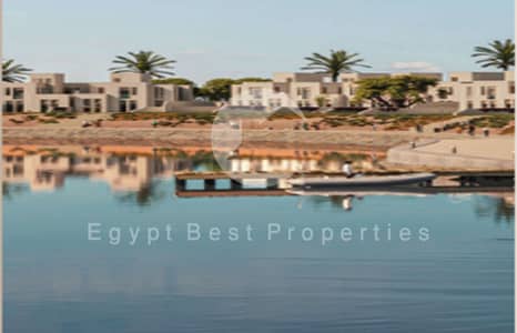 TWIN VILLA 3 BEDROOMS FOR SALE AT GOUNA RED SEA DIRECT OPEN SEA VIEW VERY PRIME LOCATION  FULLY FINISHED BY ORASCOME
