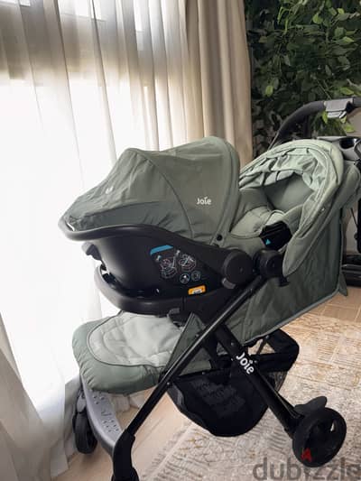 Stroller used & carseat new