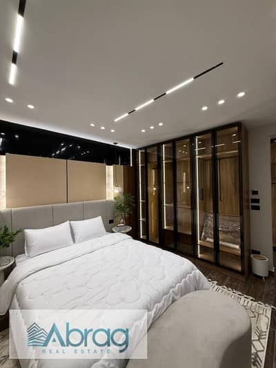 For sale with immediate handover: a fully furnished and equipped 200-square-meter apartment in Mohandessin, Giza.