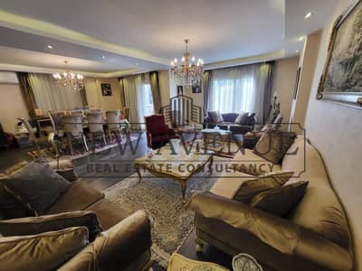 Lux Finishing duplex 350m with roof 150m for sale at Abdelaziz Fahmy Street Masr El Gedida Cairo Prime Location