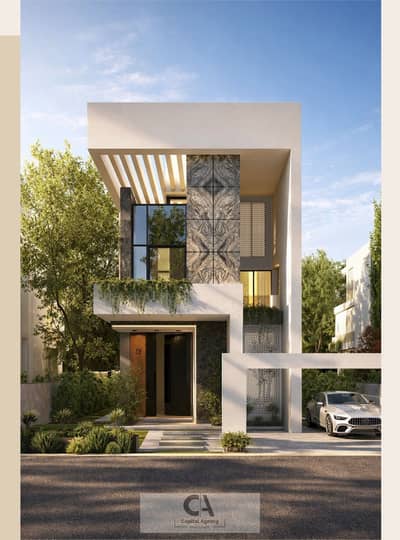 Townhouse villa for sale with a 49% cash discount in the heart of New Cairo near the American University in Midtown Compound | Panoramic glass Townhouse villa for sale with a 49% cash discount in the heart of New Cairo near the American University in Midtown Compound | Panoramic glass