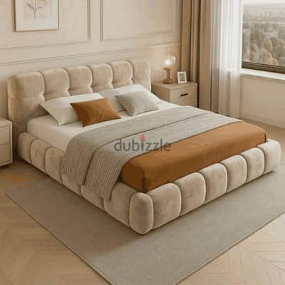 سرير بمبو أنيق وعصري بتصميم الفنادق والطوق الراقي بخصم 30