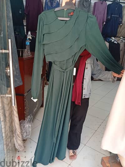 فستان كريب كرينكل