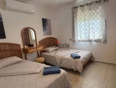 Fully finished chalet for sale at the starting price, in Ain Sokhna—just minutes away from Il Monte Galala and the Mövenpick Hotel.